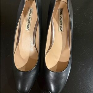Karl Lagerfeld Elegant Black Heels